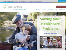 Tablet Screenshot of carepartner.com